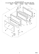 Part Location Diagram of 4359751 Whirlpool FRAME-DOOR