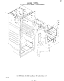 LINER Diagram and Parts List for ET16JK1MWR3  Whirlpool Refrigerator