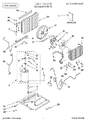 UNIT, LITERATURE Diagram and Parts List for BPAC1200FS0  Whirlpool Air Conditioner