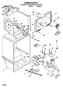LINER PARTS Diagram and Parts List for CT21GKXPQ01  Crosley Refrigerator