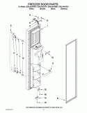 Part Location Diagram of WPW10257118K Whirlpool Door Handle