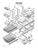 SHELF, LIT/OPTIONAL Diagram and Parts List for EB22DKXWW01  Whirlpool Refrigerator