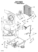 UNIT PARTS, OPTIONAL PARTS (NOT INCLUDED) Diagram and Parts List for KUIA15PRLS11  KitchenAid Ice Maker