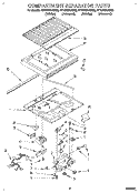 COMPARTMENT SEPARATOR Diagram and Parts List for ET18NMXAN02  Whirlpool Refrigerator