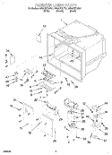 Part Location Diagram of 8170660 Whirlpool SHROUD