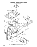 Part Location Diagram of 4314892 Whirlpool Cooktop