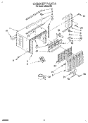 CABINET Diagram and Parts List for ACM052XZ1  Whirlpool Air Conditioner