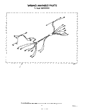 WIRING HARNESS Diagram and Parts List for RB2000XKW2  Whirlpool Wall Oven