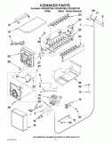 ICEMAKER PARTS Diagram and Parts List for KSSS48QTB04  KitchenAid Refrigerator