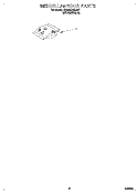 MISCELLANEOUS, LIT/OPTIONAL Diagram and Parts List for DU840CWDB0  Whirlpool Dishwasher