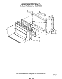 FREEZER DOOR Diagram and Parts List for ET16EP1PWR0  Whirlpool Refrigerator