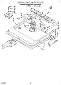 DOOR AND LATCH Diagram and Parts List for KUDA230YAL2  KitchenAid Dishwasher