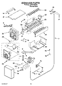 ICEMAKER PARTS Diagram and Parts List for KSSC36QTS00  KitchenAid Refrigerator