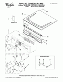 Part Location Diagram of WPW10215463 Whirlpool Console