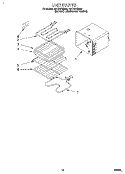 UNIT Diagram and Parts List for RB170PXBB0  Whirlpool Wall Oven