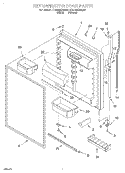 REFRIGERATOR DOOR Diagram and Parts List for KTRP20KDAL05  Whirlpool Refrigerator