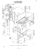 CABINET Diagram and Parts List for ET16EKXPWR0  Whirlpool Refrigerator