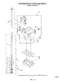POWERSCREW AND RAM Diagram and Parts List for TU8150XTP0  Whirlpool Trash Compactor