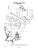 CONTROL PANEL , LITERATURE AND OPTIONAL Diagram and Parts List for 4KUDA22ST0  KitchenAid Dishwasher