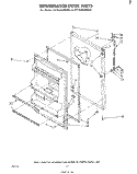 REFRIGERATOR DOOR , PARTS NOT ILLUS Diagram and Parts List for ET18JKXMWR9  Whirlpool Refrigerator