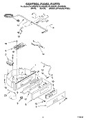Part Location Diagram of 2185784T Whirlpool ESCUTCHEON