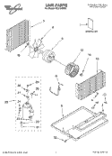 UNIT PARTS Diagram and Parts List for ACU124PM0  Whirlpool Air Conditioner