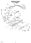 CONTROL Diagram and Parts List for 3XED0FHKKQ00  Whirlpool Refrigerator