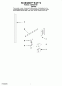 ACCESSORY PARTS Diagram and Parts List for KUDH03DTSS0  KitchenAid Dishwasher