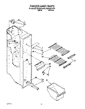 FREEZER LINER Diagram and Parts List for ED20PKXAN01  Whirlpool Refrigerator