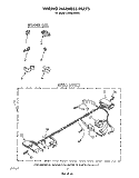 WIRING HARNESS Diagram and Parts List for LA8580XWN0  Whirlpool Washer