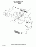 Part Location Diagram of W10441564 Whirlpool GUIDE-AIR
