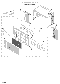 SECTION Diagram and Parts List for CA5WMK0  Crosley Air Conditioner