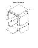 TOP AND PANEL Diagram and Parts List for 4KPDI620T3  KitchenAid Dishwasher