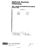 BACKGUARD Diagram and Parts List for F5757W1  Roper Range