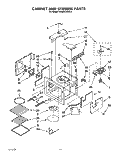 CABINET AND STIRRER, OPTIONAL Diagram and Parts List for KEMS378XWH2  KitchenAid Wall Oven