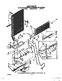 UNIT Diagram and Parts List for 8ET16ZKXWW00  Whirlpool Refrigerator