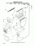ICEMAKER PARTS Diagram and Parts List for GX2FHDXVB02  Whirlpool Refrigerator