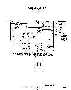 Wiring Diagram Diagram and Parts List for F6558*1  Roper Range