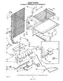 UNIT Diagram and Parts List for ET12DCXMWR0  Whirlpool Refrigerator
