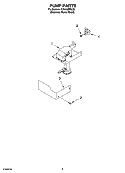 PUMP PARTS Diagram and Parts List for KUIA15PRLS0  KitchenAid Ice Maker