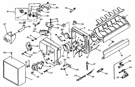 Part Location Diagram of 625817 Whirlpool Arm