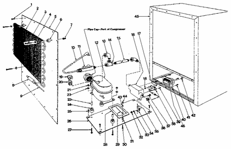 Part Location Diagram of 41000705 Whirlpool Support