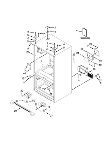 Part Location Diagram of W10855069 Whirlpool Use and care guide