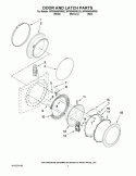 Part Location Diagram of W10135912 Whirlpool Inner Door Glass