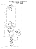 BRAKE & DRIVE TUBE Diagram and Parts List for RAB4232EW1  Roper Washer