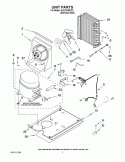 UNIT PARTS Diagram and Parts List for KUIC15NRTS3  KitchenAid Ice Maker