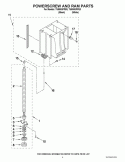 POWERSCREW AND RAM PARTS Diagram and Parts List for TU800SPPB3  Whirlpool Trash Compactor