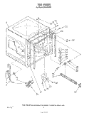 TUB , LITERATURE AND OPTIONAL Diagram and Parts List for DP3840XPN1  Whirlpool Dishwasher