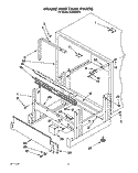 FRAME AND TANK Diagram and Parts List for KUDI22HT0  KitchenAid Dishwasher