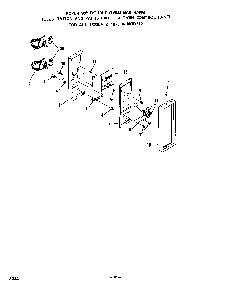 Oven Control Panel Diagram and Parts List for 1873*1A  Roper Wall Oven